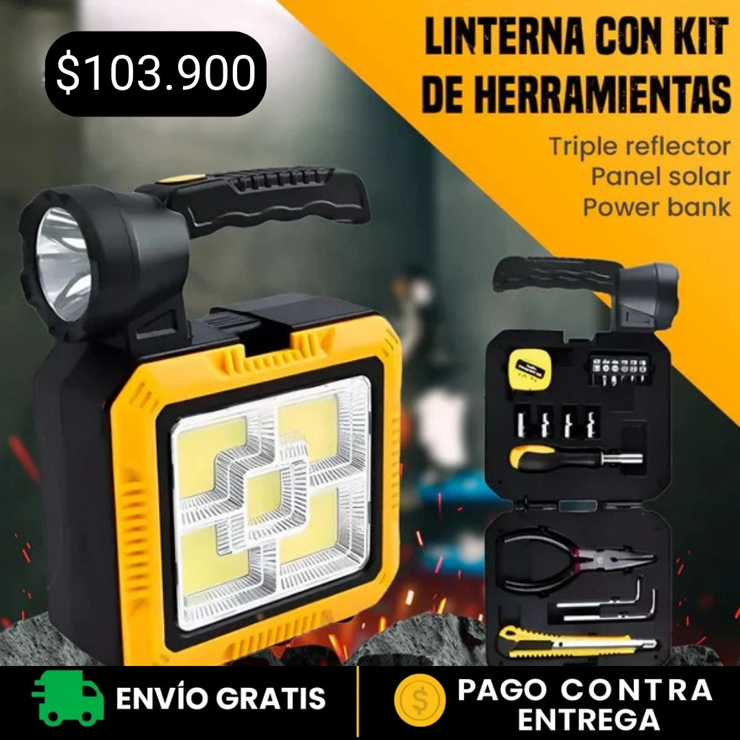 Linterna Herramientas Pro