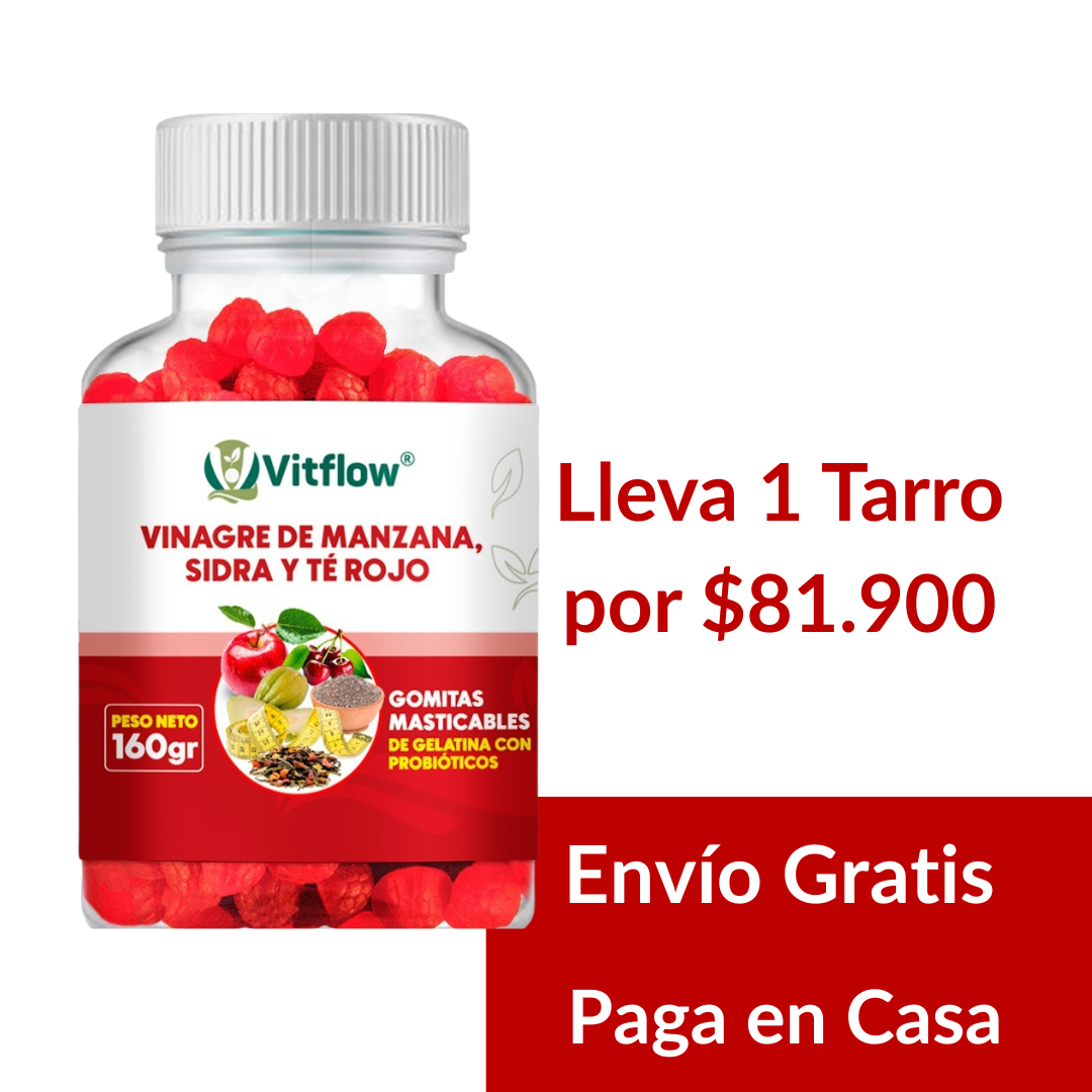 Gomitas de Vinagre de Manzana — Saciedad natural y digestión ligera sin tomar vinagre