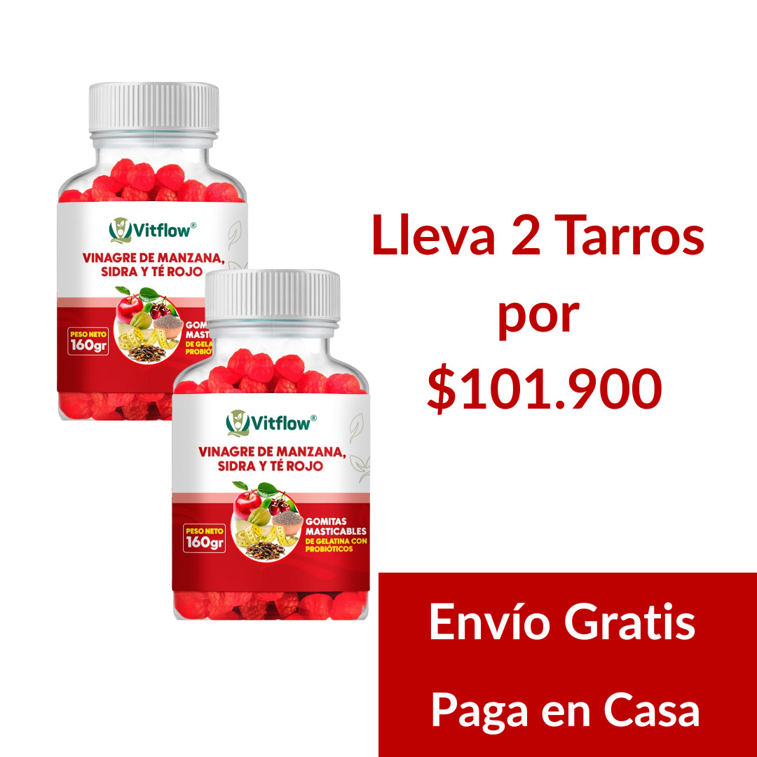 Gomitas de Vinagre de Manzana — Saciedad natural y digestión ligera sin tomar vinagre