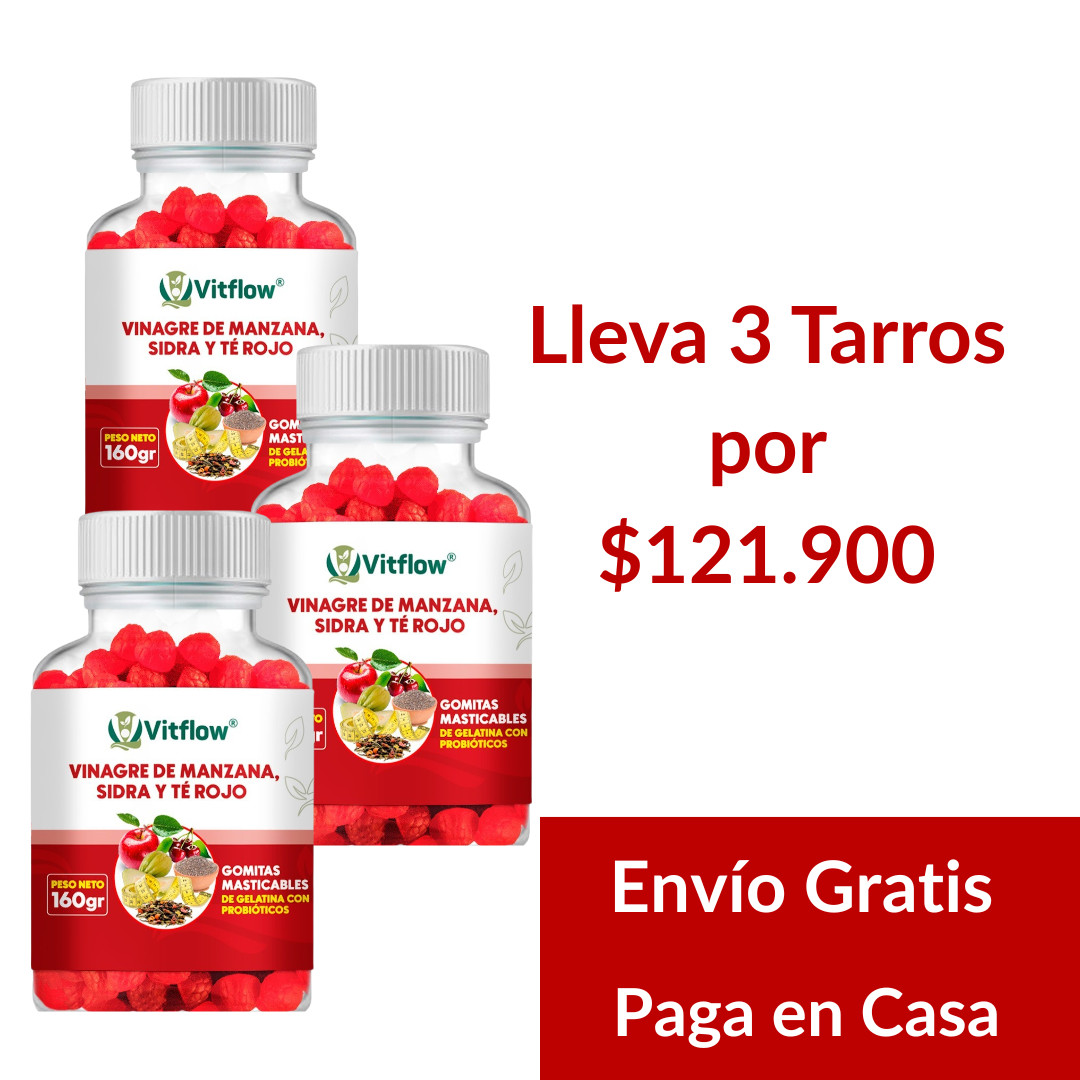 Gomitas de Vinagre de Manzana — Saciedad natural y digestión ligera sin tomar vinagre