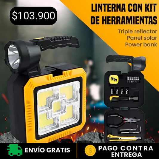 Linterna Herramientas Pro