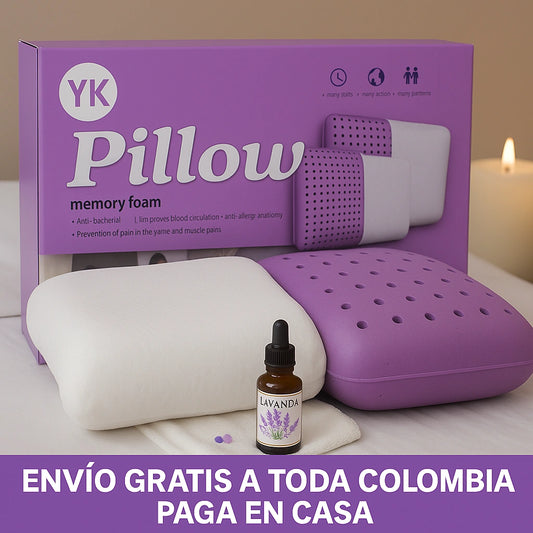 Almohada de Memoria de Enfriamiento + Obsequio Esencia de Lavanda 🎁