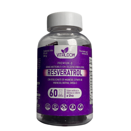 Gomas ResveraGlow™ |El poder del Resveratrol